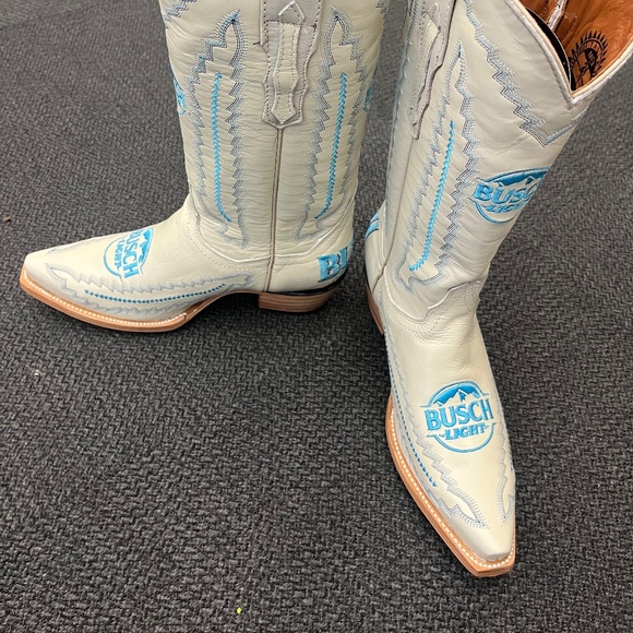 Vaccari Custom Busch Light Boots - Picture 1 of 5